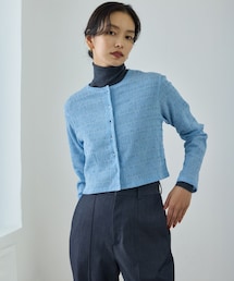 ROPE' | ボタニカルダイコンパクトカーディガン/イージーケア・アンサンブル対応(カーディガン/ボレロ)