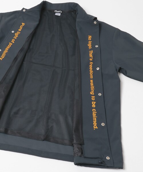 THE GOODLAND MARKET（ザグッドランドマーケット）の「That’s　The BLOUSON BLANK（ブルゾン・メンズ・BK×SL/NV×OR・M/L）」の22枚目の写真