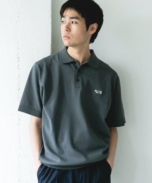 URBAN RESEARCH DOORS(アーバンリサーチドアーズ)の「『別注』PENNEYS×DOORS THE FOX ハイゲージ ニットポロ(ニット/セーター・メンズ・L.GRAY/BROWN/NAVY・M/L)」の5枚目の写真