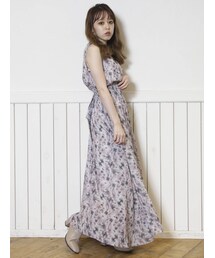 dazzlin | CHAMELEON FLOWERシャーリングワンピース(ワンピース)