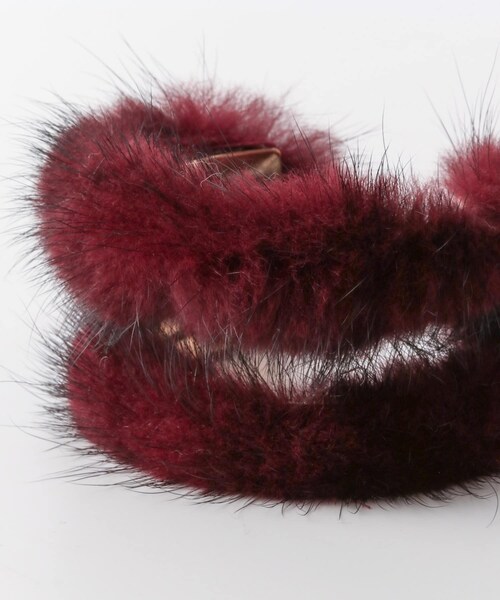 RODE SKO（ロデスコ）の「ダブルファーバングル∴（ブレスレット・レディース・WINE/BROWN/GREEN・FREE）」の13枚目の写真