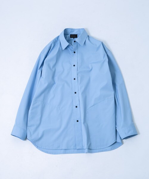 EKAL(エカル)の「エステネージュ ロングスリーブシャツ(シャツ/ブラウス・メンズ・サックス/ストライプ・M/L)」の3枚目の写真