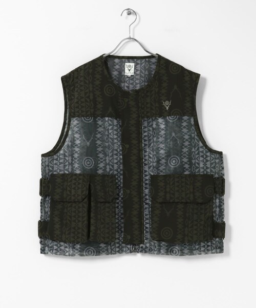 URBAN RESEARCH（アーバンリサーチ）の「South2 West8　Armor Vest（ベスト・メンズ・Native S&T/Camo・M）」の2枚目の写真