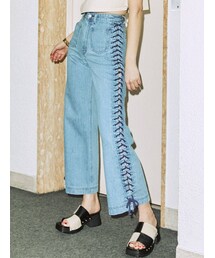 jouetie | フロントポケットレースアップデニム(デニムパンツ)