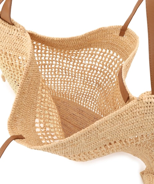 ADAM ET ROPE'(アダムエロペ)の「【HEREU(ヘリュー)】CADOR RAFFIA MESH(ショルダーバッグ・レディース・ベージュ・F)」の11枚目の写真