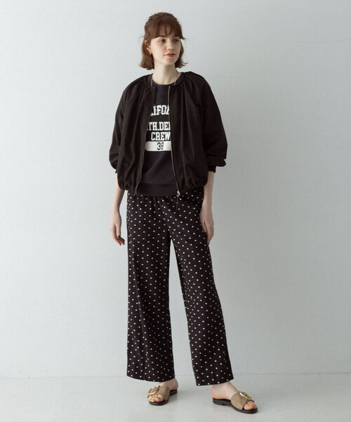 URBAN RESEARCH Sonny Label（アーバンリサーチサニーレーベル）の「『UR TECH』バルーンショートブルゾン（ブルゾン・レディース・ブラック/アイボリー/ベージュ・Free）」の17枚目の写真