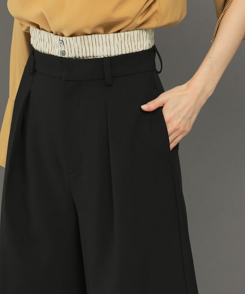 URBAN RESEARCH ROSSO（アーバンリサーチロッソ）の「レイヤードハーフパンツ（その他パンツ・レディース・BLACK/MOCHA・36/38）」の17枚目の写真