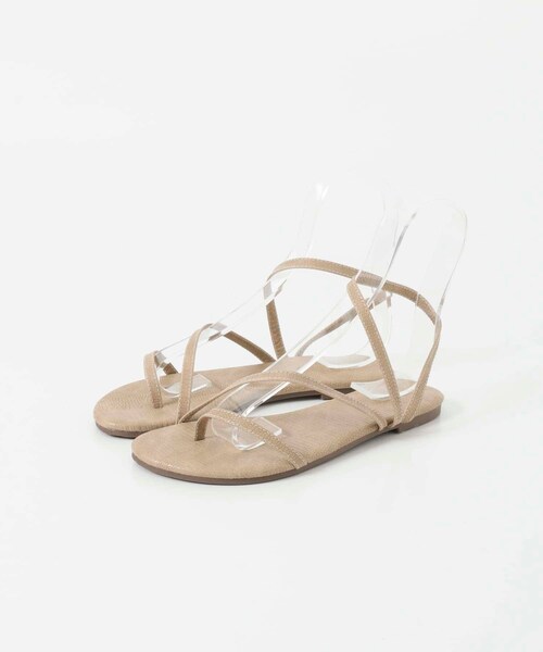 URBAN RESEARCH（アーバンリサーチ）の「アシンメトリーサンダル（サンダル・レディース・MOCHA/IVORY/BLACK/BEIGE/BLUE/KHAKI/GOLD・36/37/38/39）」の4枚目の写真