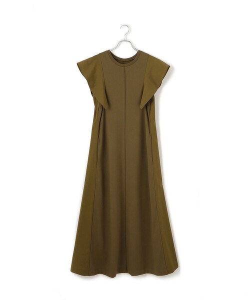 ADAM ET ROPE'（アダムエロペ）の「【WEB限定】セミフレアワンピース（ワンピース・レディース・ブラック/チャコール/ブラウン・F）」の14枚目の写真