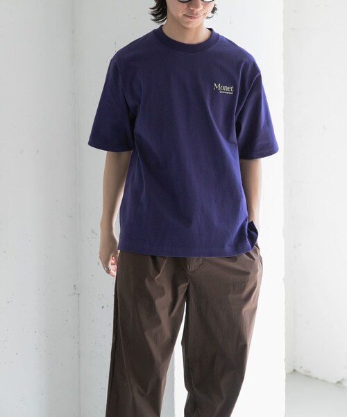 URBAN RESEARCH DOORS(アーバンリサーチドアーズ)の「FORK&SPOON Monet art t-shirts(Tシャツ/カットソー・メンズ・OFF/NAVY・4/5)」の14枚目の写真