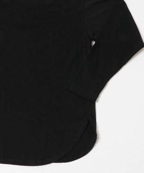 かぐれ（カグレ）の「コットンクルーネックカットソー（Tシャツ/カットソー・レディース・OFF/BLACK/BROWN・Free）」の15枚目の写真