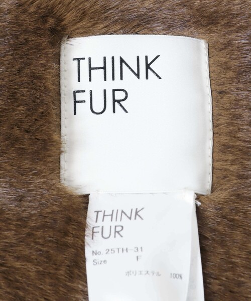 URBAN RESEARCH ROSSO（アーバンリサーチロッソ）の「THINK FUR　Mink Like Fur Tippet（マフラー・レディース・Ivory/Light Gray/Brown・Free）」の11枚目の写真
