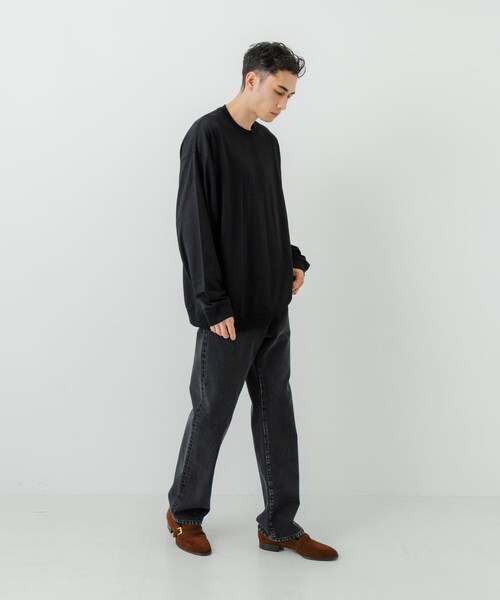 URBAN RESEARCH(アーバンリサーチ)の「new basic WASHABLE MERINO WOOL CREW-NECK(ニット/セーター・メンズ・BLACK/CHARCOAL/BROWN・M/L/XL)」の10枚目の写真