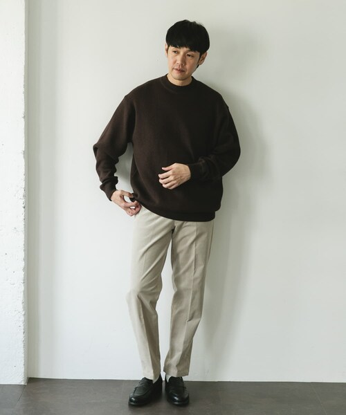 URBAN RESEARCH DOORS（アーバンリサーチドアーズ）の「『UR TECH』コーデュロイトラウザー（その他パンツ・メンズ・OFF/BROWN/CHARCOAL/NAVY・S/M/L/XL）」の21枚目の写真