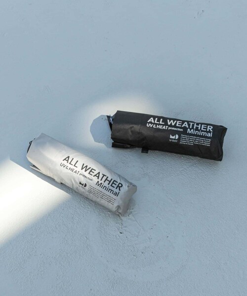 SMELLY（スメリー）の「『晴雨兼用』because　ユニセックス オールウェザーミニマル（長傘・レディース・GRY/BLK・Free）」の6枚目の写真