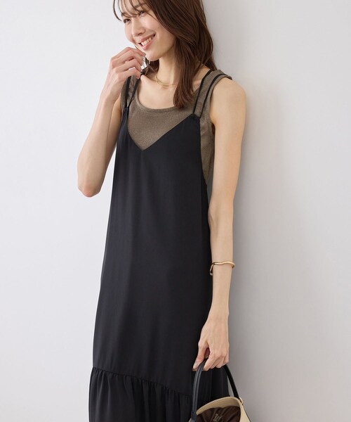 ROPE' PICNIC(ロペピクニック)の「ラメテレコタンクトップ(タンクトップ・レディース・ブラック/ホワイト/ブラウン・38)」の14枚目の写真