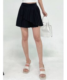 GYDA | 2WAYプリーツラップ スカートライクショートパンツ(スカート)