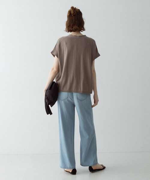 URBAN RESEARCH Sonny Label（アーバンリサーチサニーレーベル）の「クールミストフレンチニットカーディガン（カーディガン/ボレロ・レディース・ブラック/L.グレー/モカグレー・Free）」の19枚目の写真