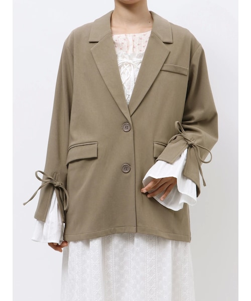 merry jenny（メリージェニー）の「ribbon ribbon jacket（テーラード