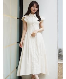 MERCURYDUO | 2WAYタックスリーブシャツワンピース(ワンピース)