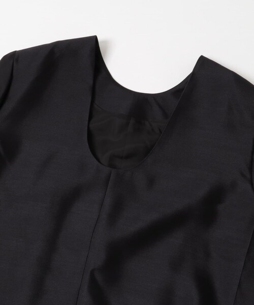 URBAN RESEARCH ROSSO（アーバンリサーチロッソ）の「UNiPH　シルクウールツイルプルオーバー（シャツ/ブラウス・レディース・ブラック・1）」の15枚目の写真