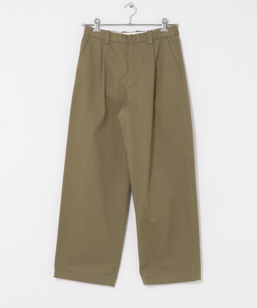 URBAN RESEARCH DOORS（アーバンリサーチドアーズ）の「1タックワイドストレートチノパンツ（その他パンツ・メンズ・BEIGE/NAVY・M/L）」の3枚目の写真