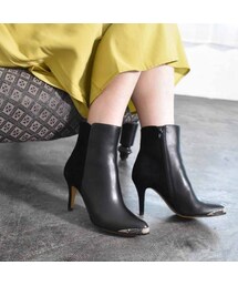 carino（カリーノ）の「モード エ ジャコモ カリーノ MODE ET JACOMO carino トゥ先コンビデザインショートブーツ （ブーツ）」