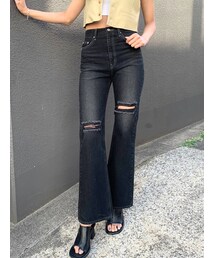 EMODA | リップドヴィンテージフレアジーンズ(デニムパンツ)