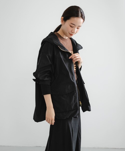 URBAN RESEARCH（アーバンリサーチ）の「コットンナイロンマウンテンパーカー（マウンテンパーカー・レディース・BLACK/CHARCOAL/BEIGE・FREE）」の9枚目の写真
