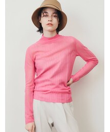 ELENDEEK | HIGH NECK SHEER RIB KT(ニット/セーター)