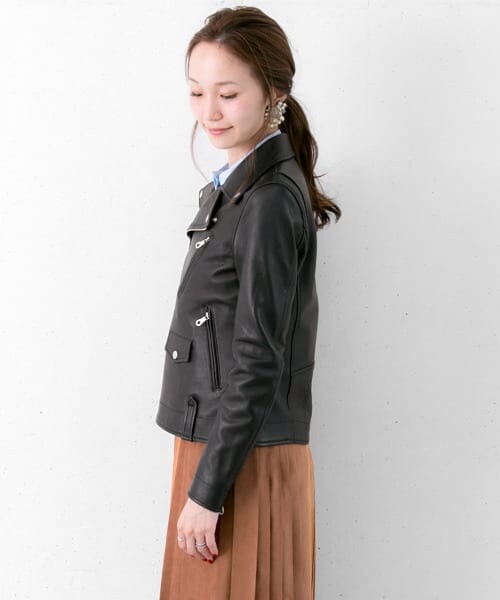 URBAN RESEARCH(アーバンリサーチ)の「SUPP. RIDERS JACKET(ライダースジャケット・レディース・black・S/M)」の10枚目の写真