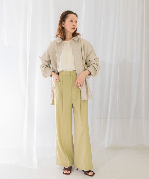 URBAN RESEARCH ROSSO（アーバンリサーチロッソ）の「オーバージャケット（その他アウター・レディース・pistachio/off・FREE）」の11枚目の写真