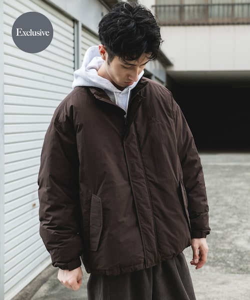 URBAN RESEARCH DOORS(アーバンリサーチドアーズ)の「『別注』Snow Peak Apparel×DOORS N/T Insulation Jacket(テーラードジャケット・メンズ・BLACK/CHACOAL/BROWN・M/L/XL)」の3枚目の写真