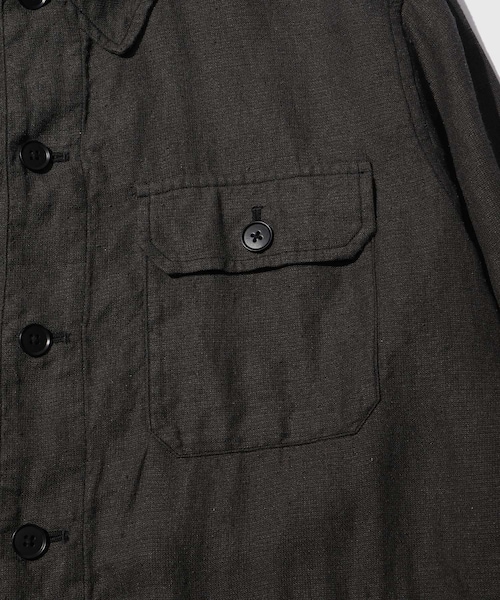 ADAM ET ROPE'(アダムエロペ)の「【KAPTAIN SUNSHINE/キャプテンサンシャイン】Safari Shirt Jacket(その他アウター・メンズ・ブラック/キナリ・2/3/4)」の13枚目の写真