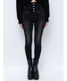 EMODA | ユーズドライクハイウエストパギンス(デニムパンツ)