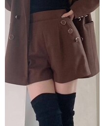 RESEXXY | フロントボタンショートパンツ【セットアップ着用可能】(その他パンツ)