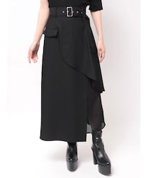 MURUA（ムルーア）の「レイヤードハイウエストスカート（スカート）」