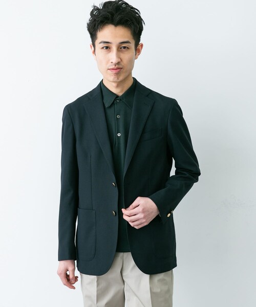 URBAN RESEARCH DOORS(アーバンリサーチドアーズ)の「『イージーケア』LIFE STYLE TAILOR ストレッチオックスメタルボタンブレザー(その他アウター・メンズ・NAVY・44/46/48/50)」の14枚目の写真