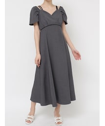 RESEXXY | ダブルストラップフレアワンピース(ワンピース)