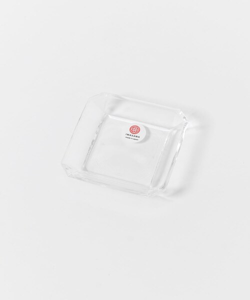 URBAN RESEARCH DOORS(アーバンリサーチドアーズ)の「岩澤硝子 江戸前醤油皿 角(食器・メンズ・Clear・-)」の10枚目の写真