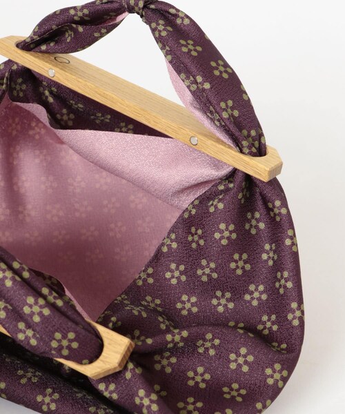 URBAN RESEARCH ROSSO（アーバンリサーチロッソ）の「FUROSHIKI BAG 利休梅（着物・レディース・グリーン/ムラサキ・-）」の11枚目の写真