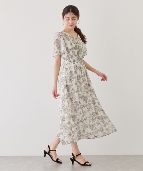 Jayro(ジャイロ)の「ピンタックフロントシフォンワンピース(ワンピース・レディース・ホワイト系/ネイビー/ブルー/ピンク/イエロー・M)」の14枚目の写真