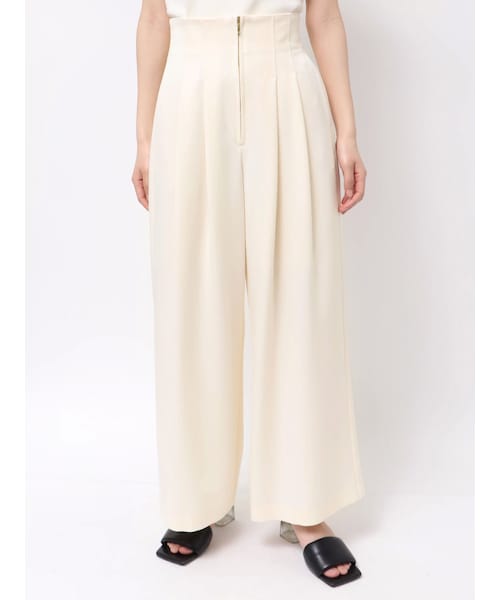 LAGUNAMOON（ラグナムーン）の「2タックワイドパンツ（その他パンツ・レディース・アイボリー/グレー/オフホワイト・S/M）」の21枚目の写真