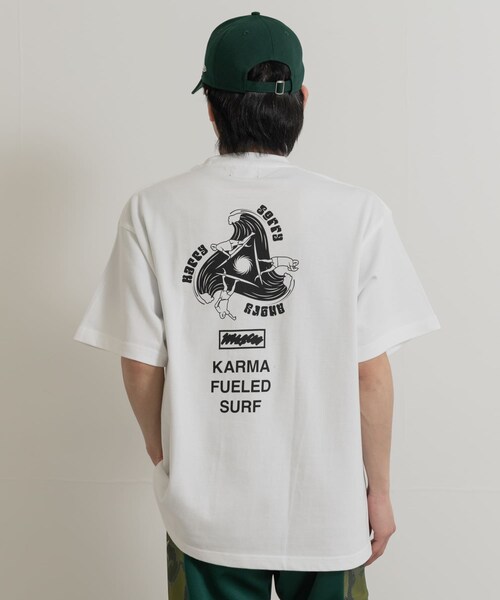 THE GOODLAND MARKET（ザグッドランドマーケット）の「That’s　RE The Organic Tee KARMA（Tシャツ/カットソー・メンズ・WH/BK・M/L/XL）」の8枚目の写真