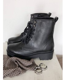 MURUA | レースアップワークブーツ(ブーツ)