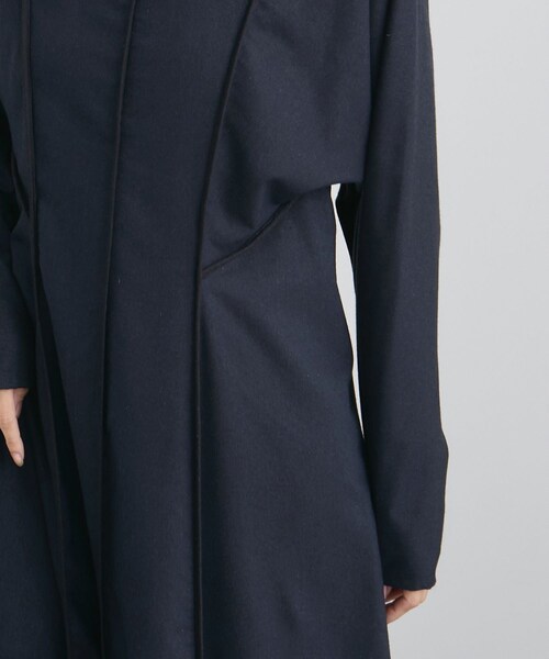 ADAM ET ROPE'(アダムエロペ)の「【Baserange(ベースレンジ)】NIKA DRESS(ドレス・レディース・ネイビー・XS)」の9枚目の写真