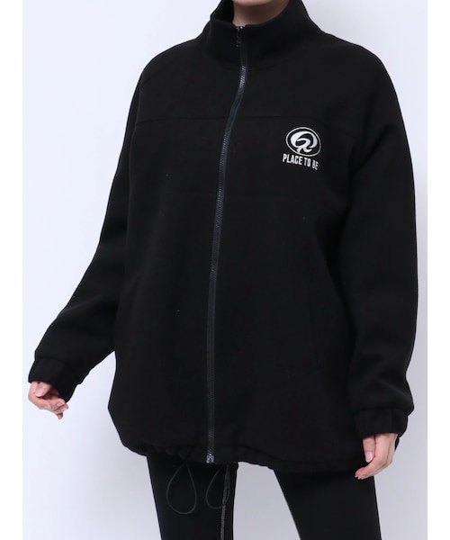 GYDA（ジェイダ）の「PLACE TO BE ブルゾン（ブルゾン・レディース・アイボリー/ブラック・F）」の4枚目の写真