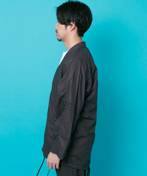 URBAN RESEARCH（アーバンリサーチ）の「コーティングタイプライターレイバーシャツ∴（ミリタリージャケット・メンズ・KHAKI/CHARCOAL・S/M/L）」の10枚目の写真