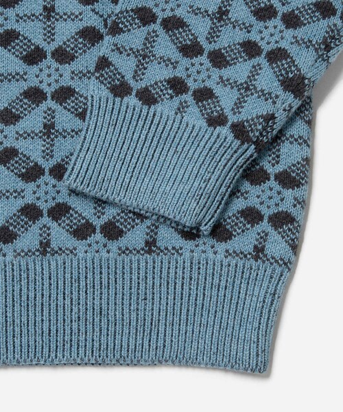 Saturdays NYC(サタデーズ ニューヨークシティ )の「GREG BLOCKPRINT SWEATER(ニット/セーター・レディース・サックス/ダークブラウン・XL/L/S/M)」の17枚目の写真