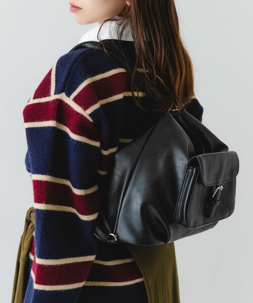 RODE SKO（ロデスコ）の「2WAYショルダーリュック（バックパック/リュック・レディース・BLACK/BROWN・One）」の6枚目の写真